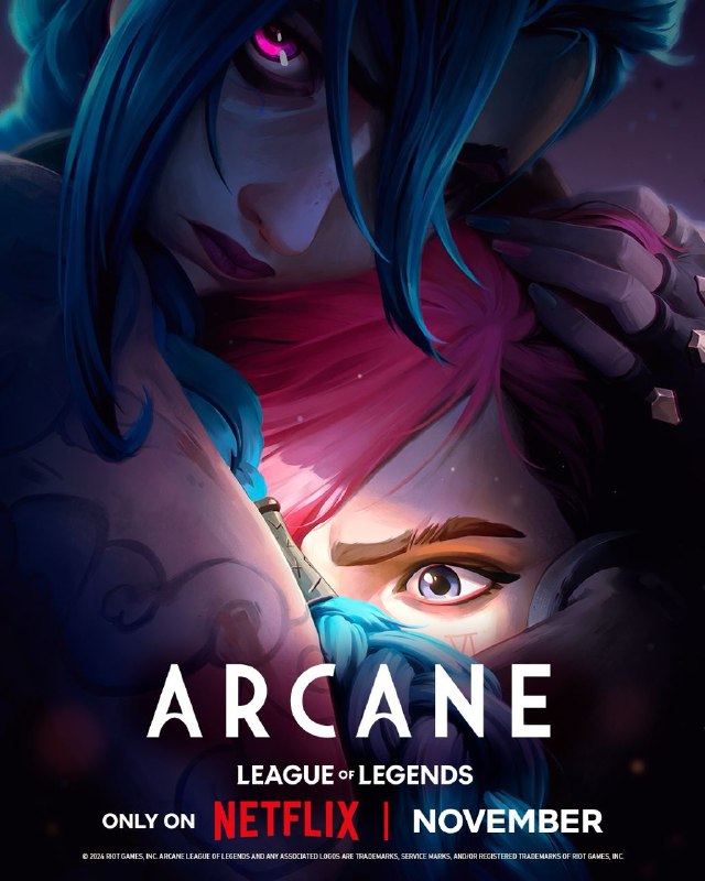 《英雄联盟：双城之战》第二季海报公开：11 月上线Netflix官号在X平台发布《英雄联盟：双城之战》第二季海报