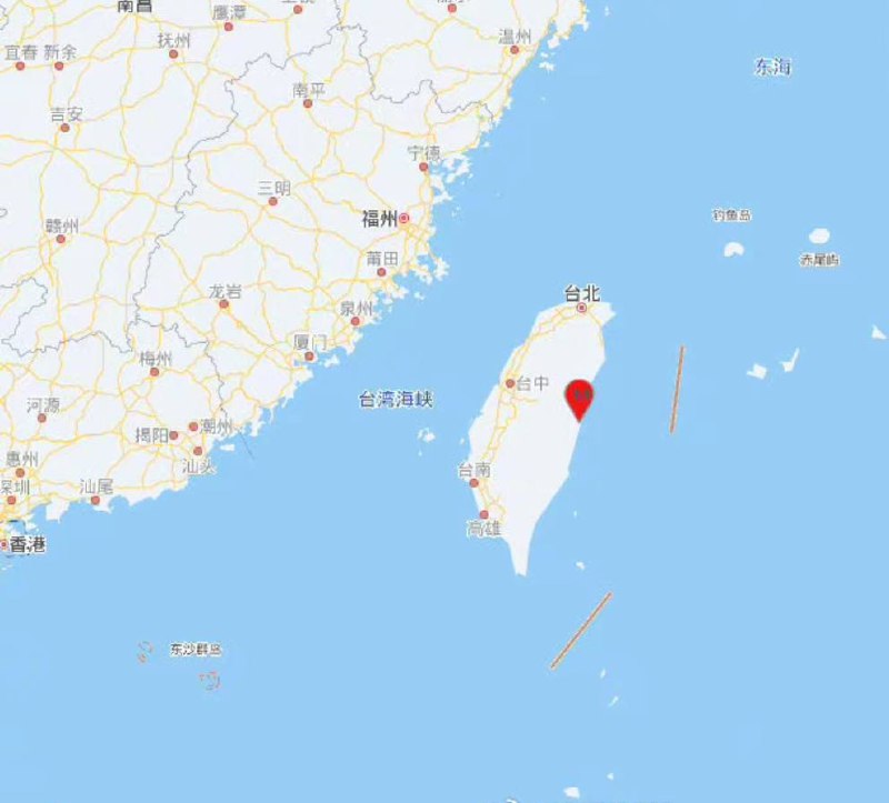 台湾昨晚1小时内发生10起地震中国地震台网正式测定：04月22日22时11分在台湾花莲县（北纬23.79度，东经121.49度）发生5.9级地震，震源深度9千米