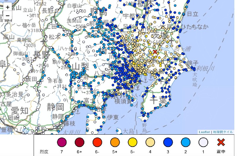 日本发生5.9级地震，东京震感明显2026 年 8 月 23 日凌晨 01:06，日本茨城县南部发生 M5.9 地震，东京等关东地区出现强烈震感