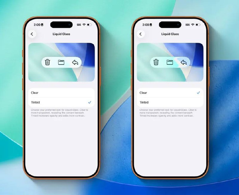  iOS 26.1 Beta 4 新增 Liquid Glass 透明度控制开关苹果在 iOS 26.1、iPadOS 26.1 和 macOS 26.1 的第四个测试版中允许用户自定义 Liquid Glass 的外观
