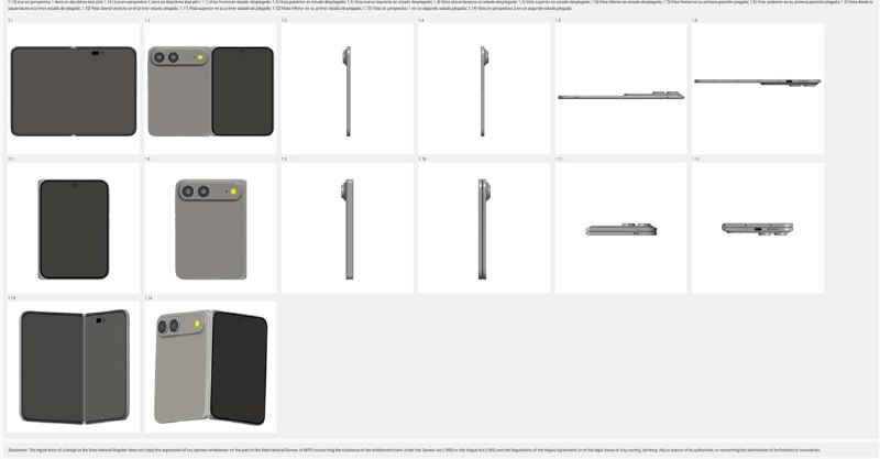 iPhone Ultra 设计现 WIPO 公报，博主称或为苹果首款折叠机博主 NMPS 分享了一款名为 iPhone Ultra 的设计图，称其在中国提交并出现在 WIPO 国际设计公报中，可能是苹果首款折叠机