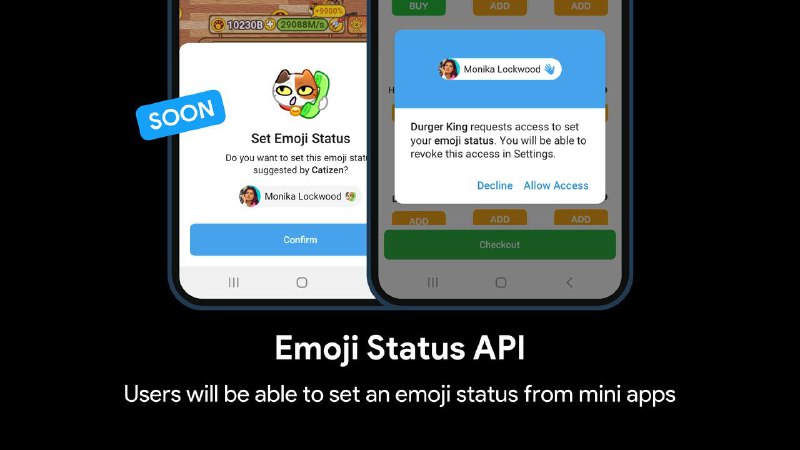 Telegram 即将推出 10 个针对小程序的新功能，使开发人员能够在 Telegram 上创建数十种新型应用程序和游戏·全屏模式·主屏幕快捷方式·订阅计划·地理位置访问（需要权限）·设备陀螺仪数据·表情符号状态访问·媒体共享·赠送礼物·提高发送消息数量上限·广告变现最后两项功能 已经上线 ，其他功能将在 2-4 周内陆续推出