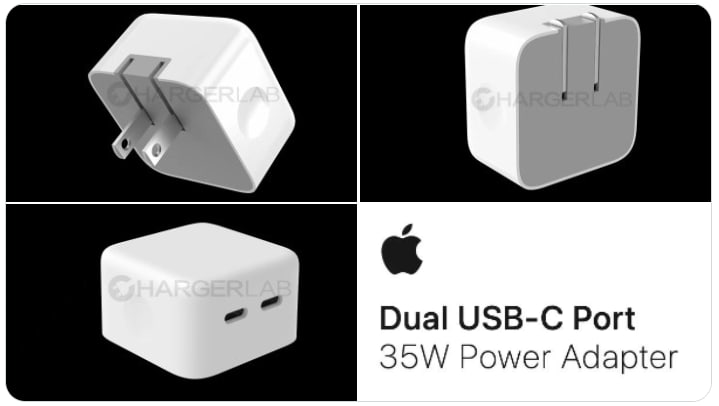 Apple计划发布其首款 35W 双 USB-C 充电器