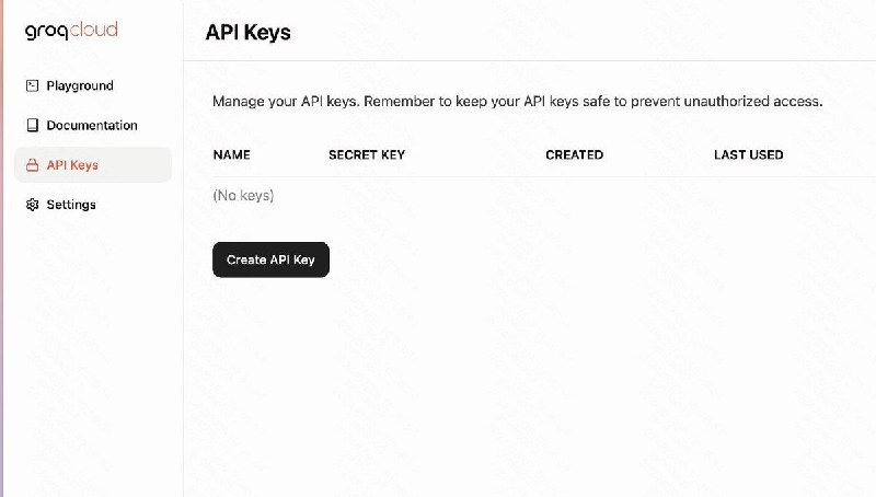 推理速度超级快的 groq API 现在所有人都可以申请，文档和 Playground  页面均已推出