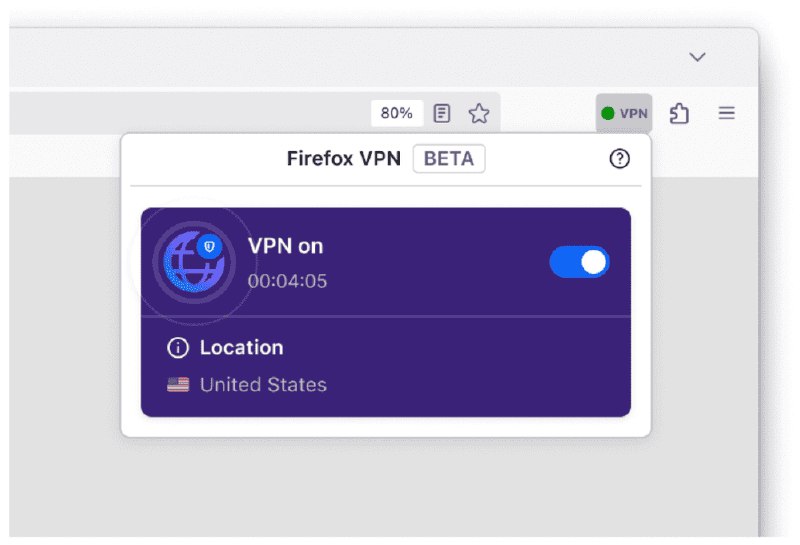  Firefox测试免费内置VPN功能，仅保护浏览器流量Mozilla正在测试名为"Firefox VPN"的新功能，这是一个免费的、仅限浏览器使用的VPN，直接内置在Firefox中