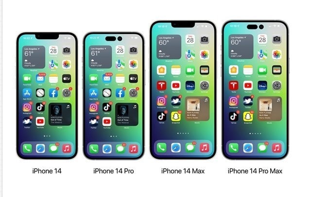 iPhone 14全系真机外观曝光：下月试产 感受下
