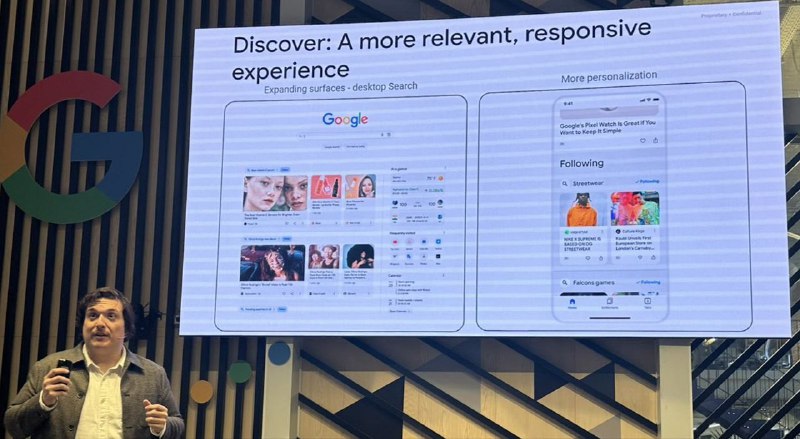 Google Discover 或即将登陆桌面主页谷歌在西班牙Search Central Live活动上宣布，将把移动端的新闻发现流功能Google Discover引入桌面版Google.com主页