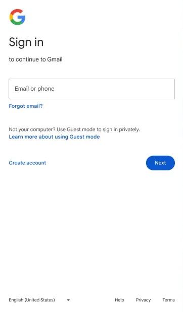 Google 正在推出全新的账户登录页面
