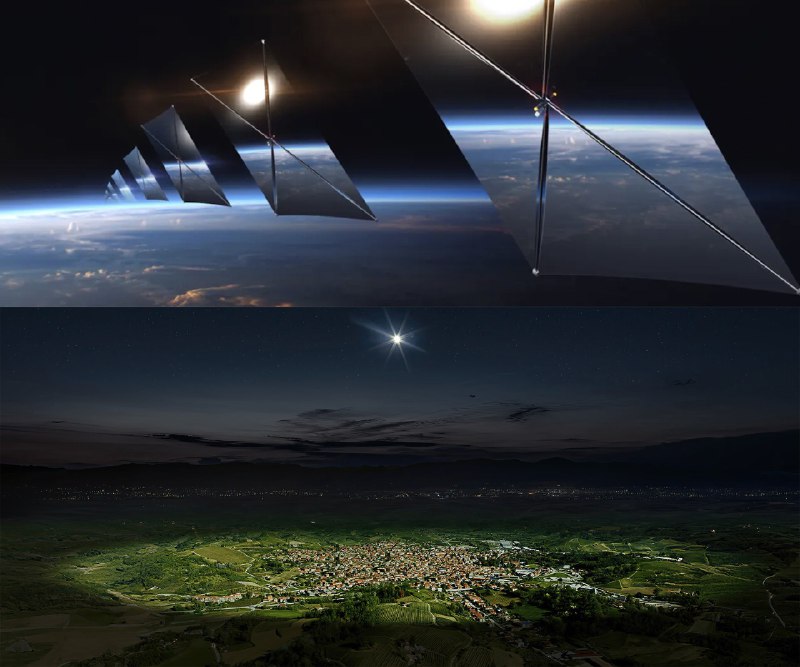 太空反射镜为富豪供夜间阳光引科学家反对一家名为 Reflect Orbital 的初创公司计划部署一个由数千面太空反射镜组成的阵列，为少数富裕客户提供夜间“阳光”照明服务