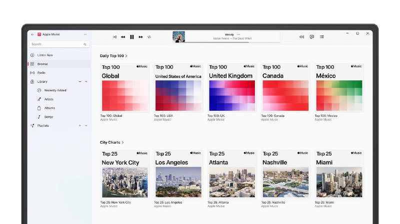 Apple Music for Windows 等软件发布正式版Apple Music for Windows、Apple TV for Windows、Apple Devices以及全新的 iCloud for Windows 现已在Microsoft Store推出正式版