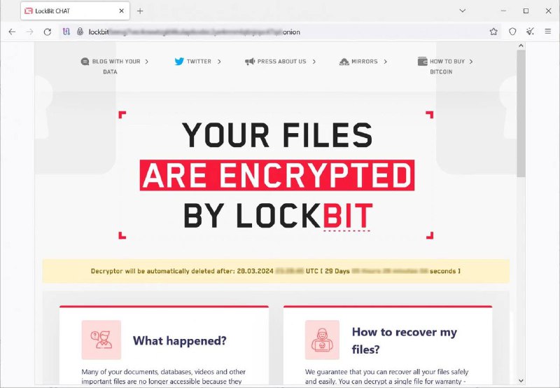 LockBit 又开始发起攻击，执法部门还发现其正在开发的“LockBit-NG-Dev”上周NCA、联邦调查局和欧洲刑警组织联合进行了一次名为“克罗诺斯”的行动，突袭了“LockBit”勒索软件团伙，尽管执法部门做出了这些努力，但“LockBit”团伙几天后又带着一个新的数据泄露网站重新上线