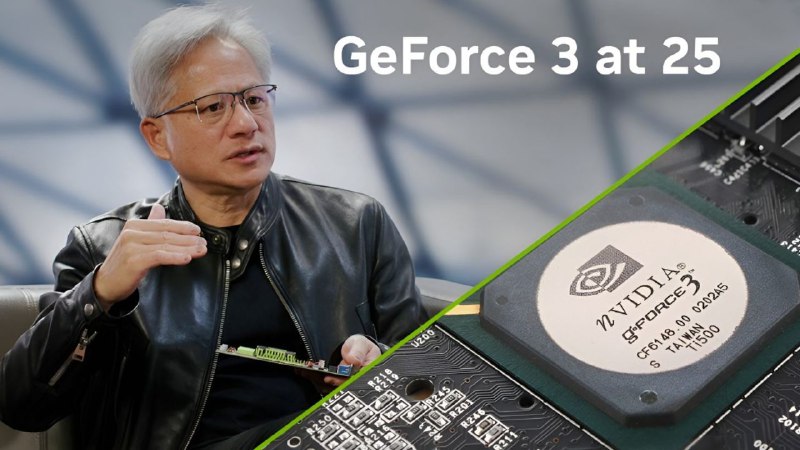  黄仁勋：没有 GeForce，就没有 AI在纪念 GeForce 3 发布 25 周年之际，英伟达 CEO 黄仁勋称游戏业务开启了现代 AI 革命，并直言“没有 GeForce，就没有 CUDA；没有 CUDA，就没有 AI”