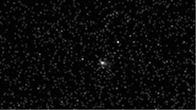 中国利用火星轨道探测器拍摄星际彗星3I/ATLAS中国国家航天局（CNSA）今天宣布，其天问一号轨道器在10月初也拍摄到了3I/阿特拉斯卫星，并发布了一张该物体的模糊照片