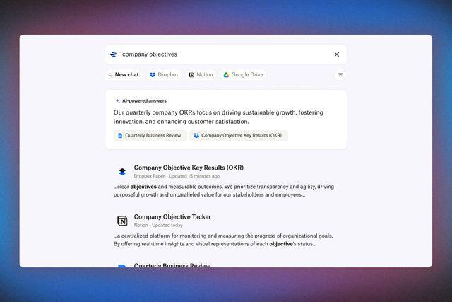 Dropbox宣布一系列更新：新界面、AI搜索、协作工具和订阅套餐Dropbox宣布了一系列更新，包括重新设计的网页界面和AI驱动的通用搜索功能Dash的公开测试版