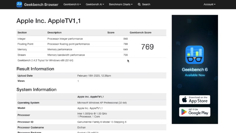 NTATV：初代Apple TV运行Windows XPNTATV项目成功让Windows XP在初代Apple TV上运行