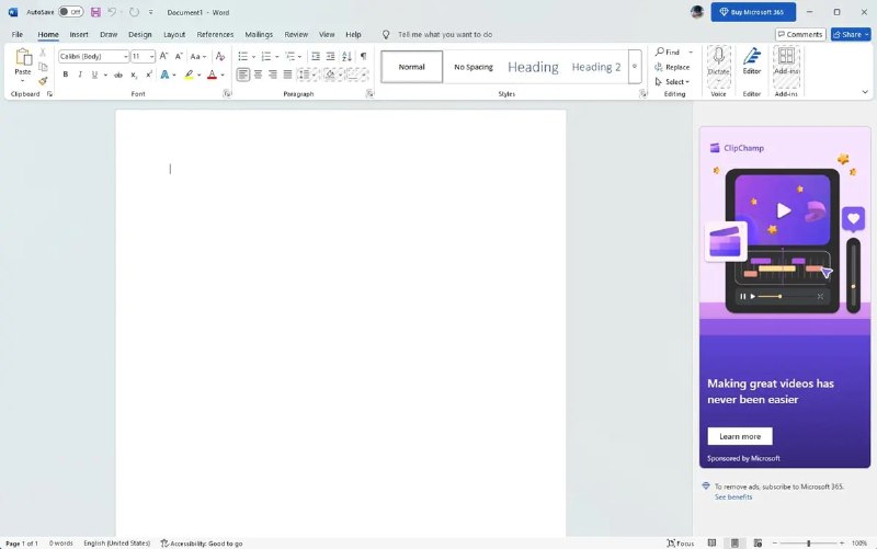 微软推出免费版 Microsoft 365（Office 套件）应用微软已经悄悄发布了免费版 Microsoft 365（Office 套件）应用，任何用户都可以免费使用 Word、Excel 和 PowerPoint，无需购买 Microsoft 365 订阅