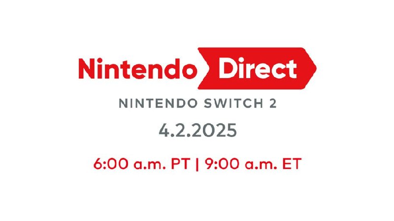 4月2日晚9点任天堂将开启Switch 2 新品直播任天堂将于2025年4月2日晚9点（北京时间）举行直播活动，届时将深入展示备受期待的Nintendo Switch 2主机