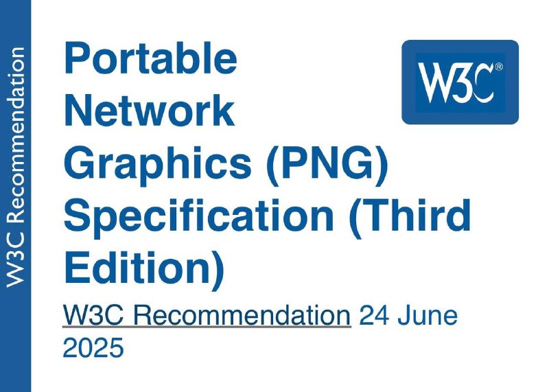 PNG 图片标准发布第三版 新增 HDR 与动图支持PNG 图片标准第三版正式发布，成为 W3C 推荐标准