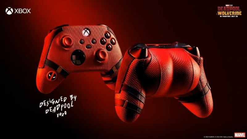 【非卖品】死侍限定版Xbox 套装