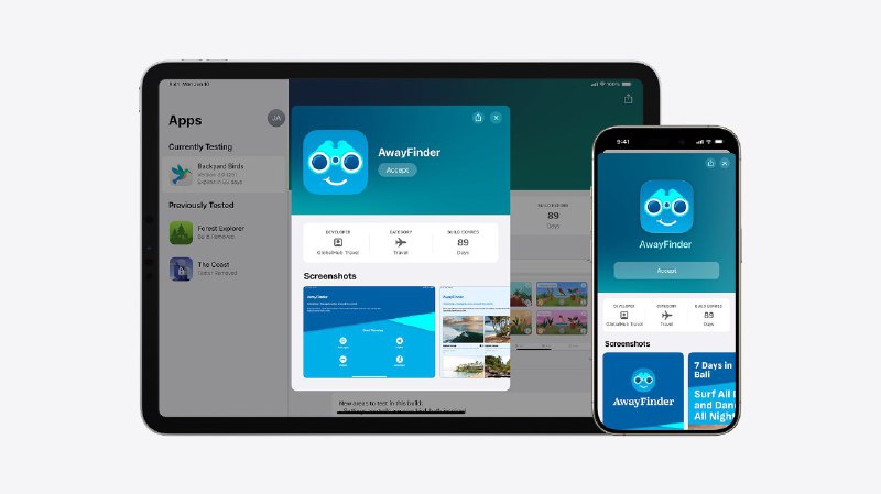 苹果 TestFlight 重磅更新：可展示 App 截图、筛选测试设备苹果公司更新了TestFlight 应用，新功能旨在简化应用 Beta 测试过程