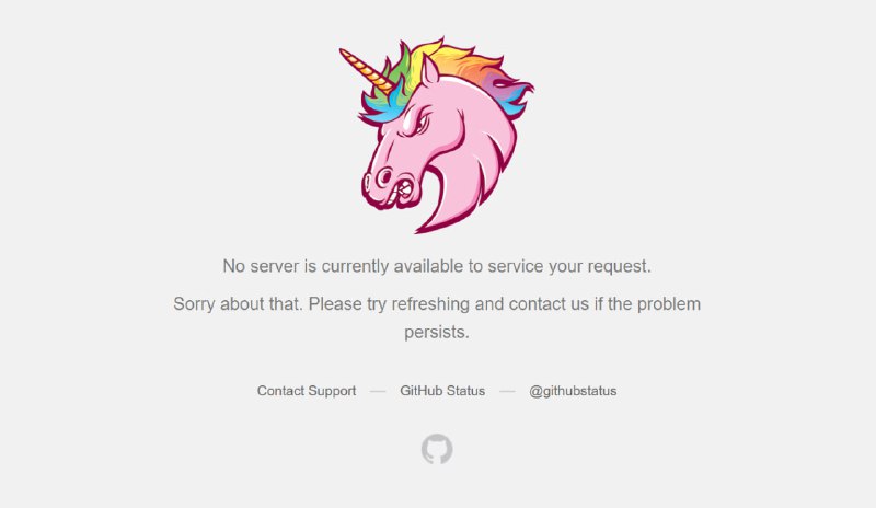  GitHub 发生故障GitHub 服务器发生故障，目前访问官网有概率无法访问