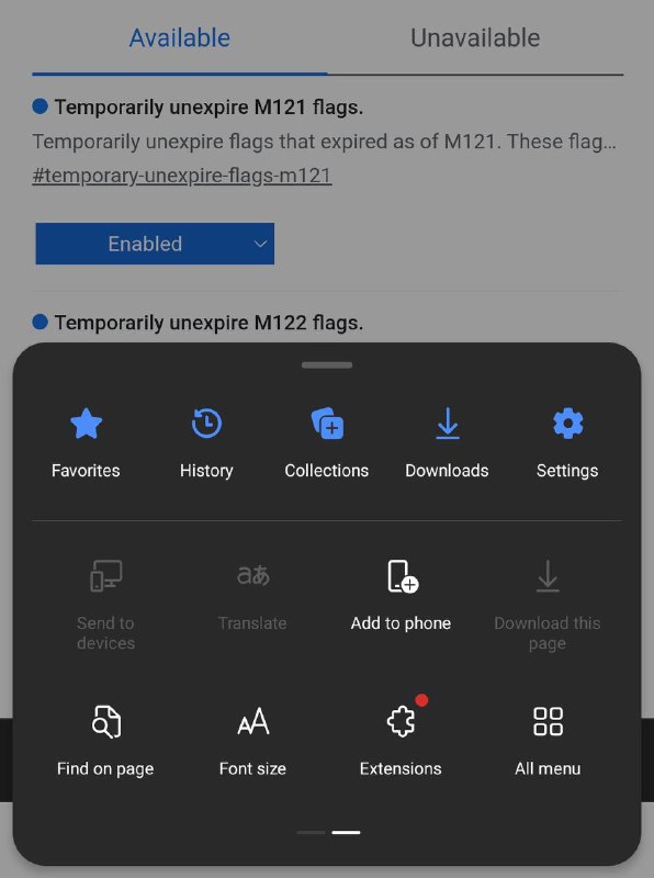 微软 Edge 浏览器 Android 版测试插件功能微软于 3 月 13 日正式启动了 Android 版微软 Edge 浏览器插件功能的内测
