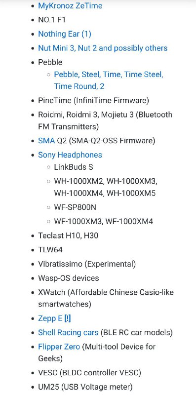 Gadgetbridge：开源蓝牙穿戴设备APPGadgetbridge允许您配对/连接智能手表、健身追踪器和其他穿戴设备，无需供应商的闭源应用程序，也无需创建帐户和传输任何数据到供应商的服务器