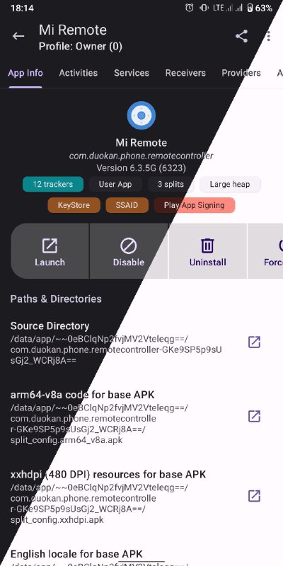 App Manager：开源 Android 全功能包管理器和查看器，支持多种提权模式以及无提权模式#开源项目推荐App Manager 试图将 App_packages Info、ClassyShark3xodus、Activity Launcher 和 Watt 的功能合并到一个单一的应用程序中，并采用更现代的Material Design和暗色模式