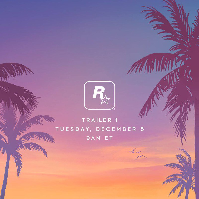 《GTA6》首部预告片将在12月5日美国东部时间上午9点发布