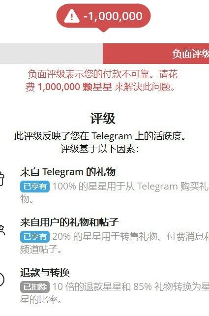  Telegram 日本区充值漏洞回滚清算7 月 23 日，Telegram 日本区出现重大漏洞（现已修复）：用户可用超低 Bug 价购买星币（Stars）及高级会员——仅需约 1.5 美元即可购入 1 万星币，一年 Premium 会员折合低至 0.25 美元