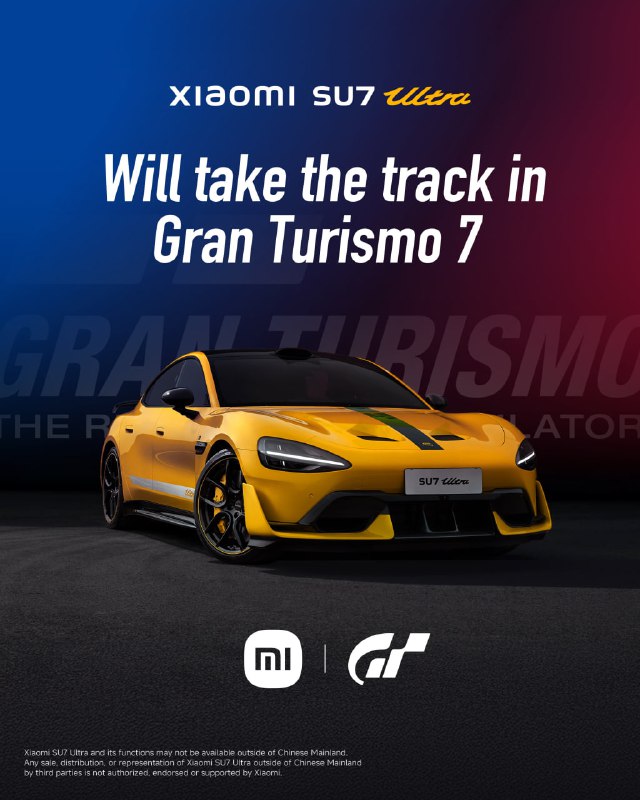 🚘 小米SU7 Ultra确认加入《GT赛车7》，山内一典与雷军会面并进行了试驾XiaomiSU7Ultra 即将作为《GT赛车7》中的第一辆中国品牌汽车登上赛道，开启全新的竞速传奇！作为全球最真实的赛车模拟游戏之一，《GT赛车》以其对驾驶艺术的极致还原，深受数百万玩家喜爱