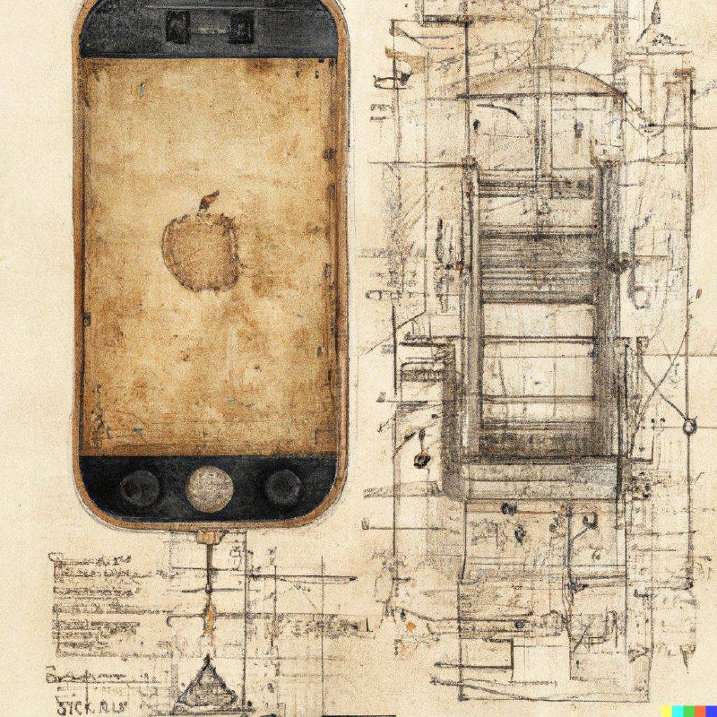 DALL-E 2 result for "Early drawings of the iPhone by Leonardo da Vinci" Twittrer@arpitingleiPhone 早期图纸频道投稿：@zaihuabot交流群组：@zaihuachat花花优券：@zaihuatbDALL-E 2 result for "Early drawings of the iPhone by Leonardo da Vinci" Twittrer@arpitingleiPhone 早期图纸频道投稿：@zaihuabot交流群组：@zaihuachat花花优券：@zaihuatb