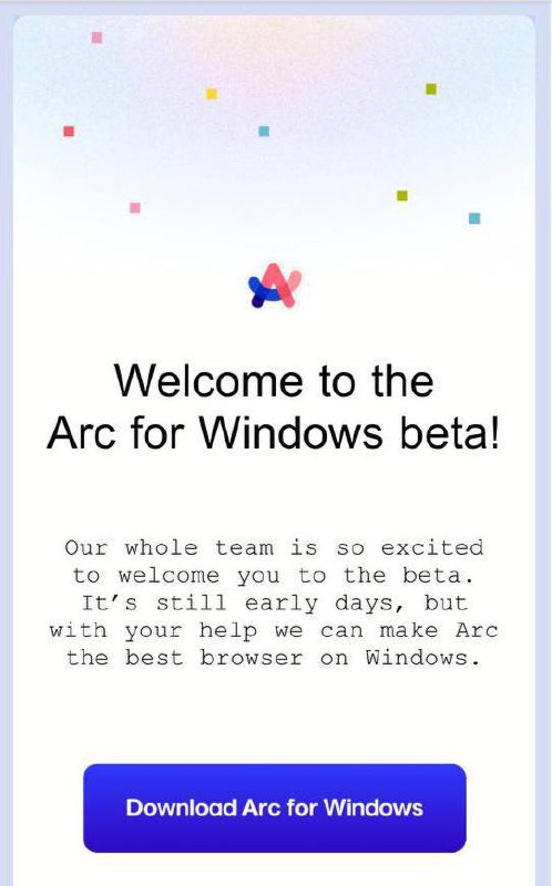 Arc for Windows尚未发布正式版，但正在慢慢邀请更多用户使用Beta版基于 Chromium 内核的 Arc 浏览器在 macOS 平台有一定的人气