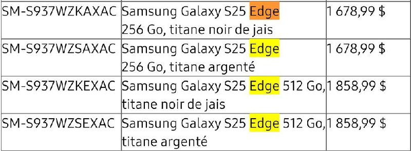 三星官网意外泄露Galaxy S25 Edge定价三星加拿大官网短暂出现了Galaxy S25 Edge的价格信息