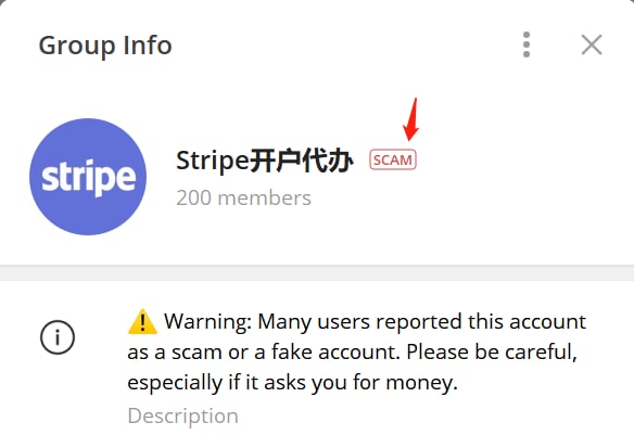 如果群组被多人被举报，会出现这个提示