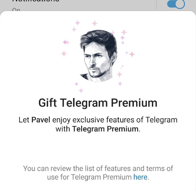 （本条消息为转载）Telegram或将推出“赠送好友Premium会员”功能