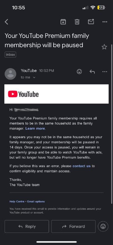  YouTube 开始标记家庭 Premium 计划中不在同一居住地址的账户YouTube 正在加强对 Premium 家庭计划的管理，要求所有成员必须与账户管理者居住在同一家庭