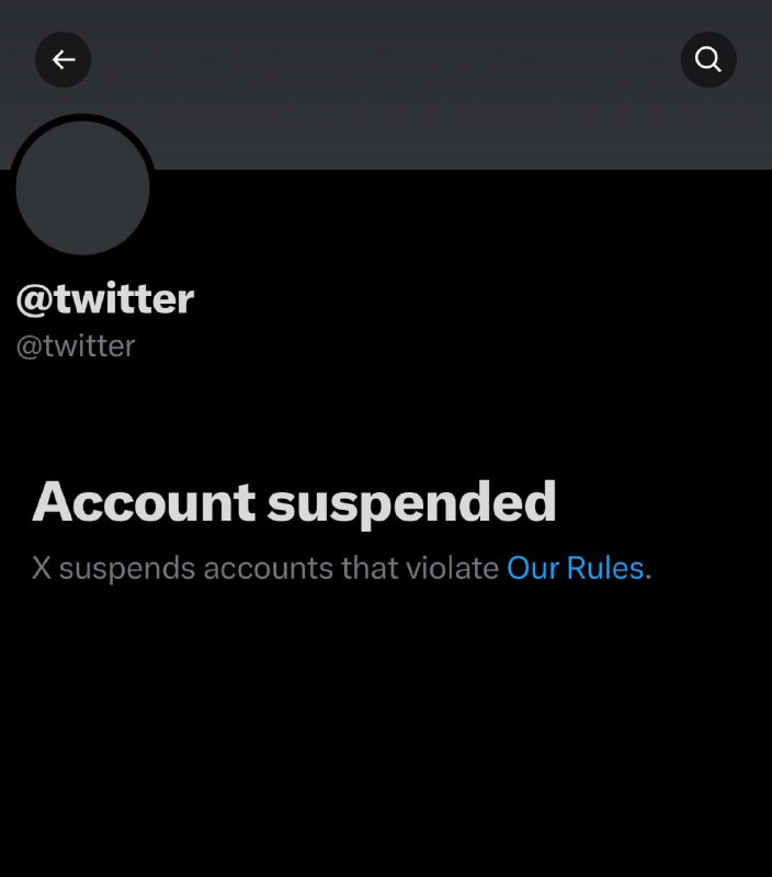 Twitter 因违反 X 规则而被封禁🍀在花频道  🍵茶馆聊天  📮投稿