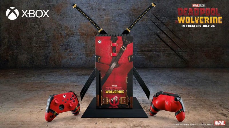 【非卖品】死侍限定版Xbox 套装