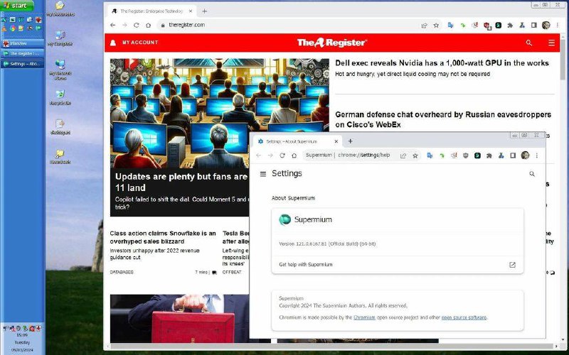 Windows 7用户有望升级109 版本以上，第三方 Chrome 浏览器项目 Supermium 上线对于依然使用 Windows 7、Windows 8.x 的用户来说，近期上线的 Supermium 项目值得尝试，可以让你使用较新版的“Chrome 浏览器”