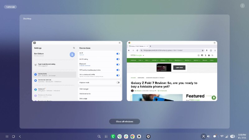 三星 One UI 8 重构 DeX 功能，基于安卓 16 桌面模式三星在 One UI 8 系统中对 DeX 桌面模式进行了重构，新版本基于安卓 16 的原生桌面模式打造，并将在 Galaxy Z Fold 7 和 Flip 7 上首次亮相