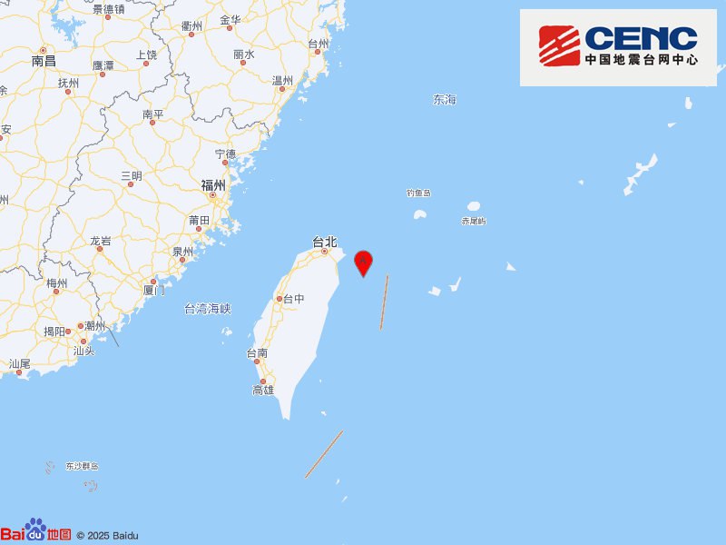 12 月 27 日 23 时 05 分在中国台湾地区附近（北纬 24.67 度，东经 122.06 度）发生 6.6 级地震