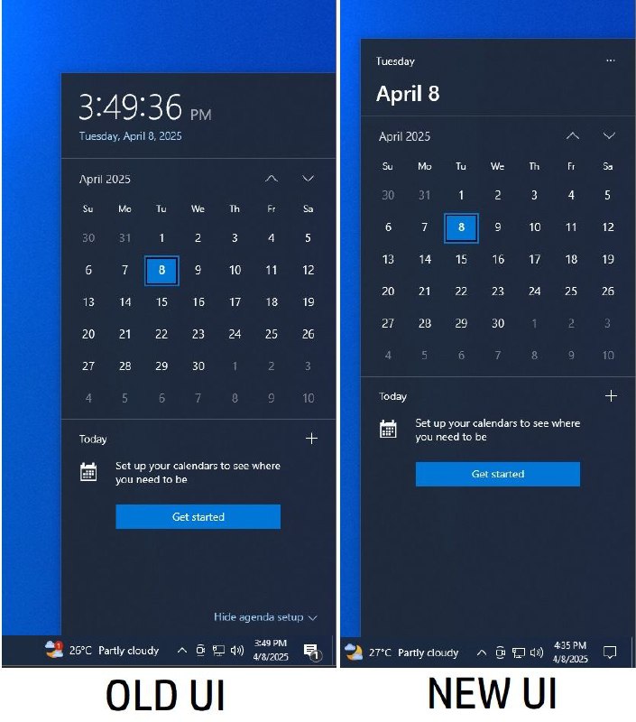 Win10更新移除日历秒钟显示引争议微软最新Windows 10安全更新KB5055518 (版本 19045.5737) 的核心改动是取消了系统托盘日历弹出窗口的时钟秒钟显示