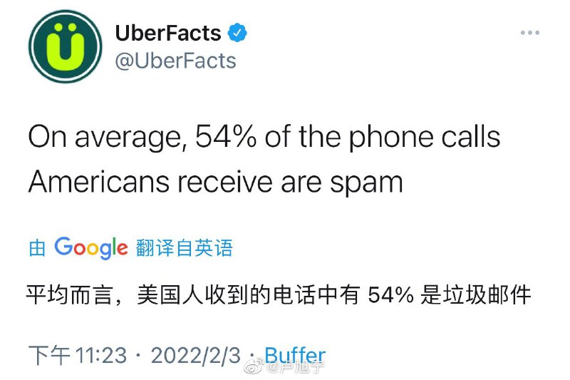 美国人收到的电话 54%是骚扰电话