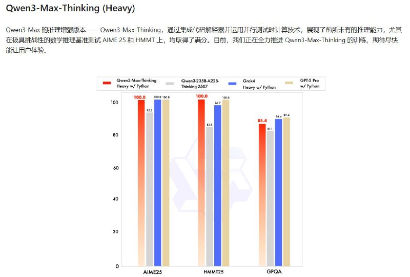Qwen3-Max重磅升级：上线深度思考功能通义千问最新旗舰模型Qwen3-Max已在官网上线"深度思考"模式，该功能通过增强推理链分析与多步骤问题拆解能力，显著提升复杂任务处理效率