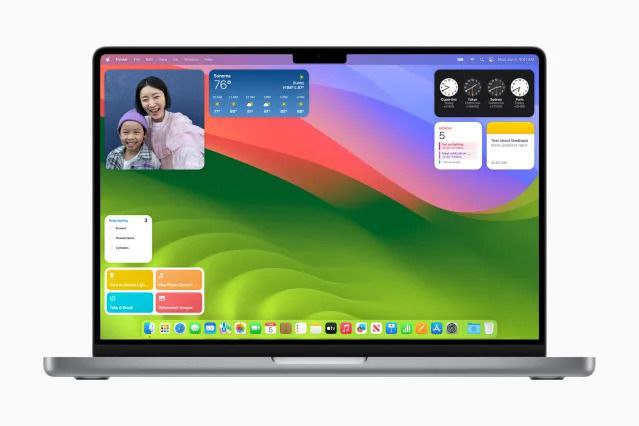 macOS Sonoma 将于 9 月 26 日上市macOS Sonoma 主要的更新，是将小工具（Widgets）拉到了桌面上，让你更容易找到它们