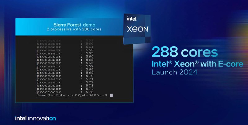 英特尔于 MWC 2024 展示 288 核 Sierra Forest 至强处理器：2.7 倍每机架性能提升英特尔在 MWC 2024 世界移动通信大会上展示了代号为 Sierra Forest 的下一代至强处理器在网络领域的性能，并为 5G 核心网带来了基础架构电源管理器（Infrastructure Power Manager, IPM）软件