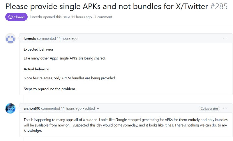消息称谷歌 Play 商店突然停止提供完整 APK 包，影响安卓应用侧载安装根据 APK 提供网站 APKMirrors 的最新消息，谷歌 Play 商店已突然停止提供完整安卓应用 APK 包，将影响一些应用的侧载安装