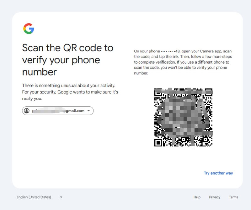 Google 风控再次加强！需要之前验证过的手机号主动发送短信自 7 月起，部分风控账户需要通过曾经验证过的手机号接收短信验证，无法手动输入号码