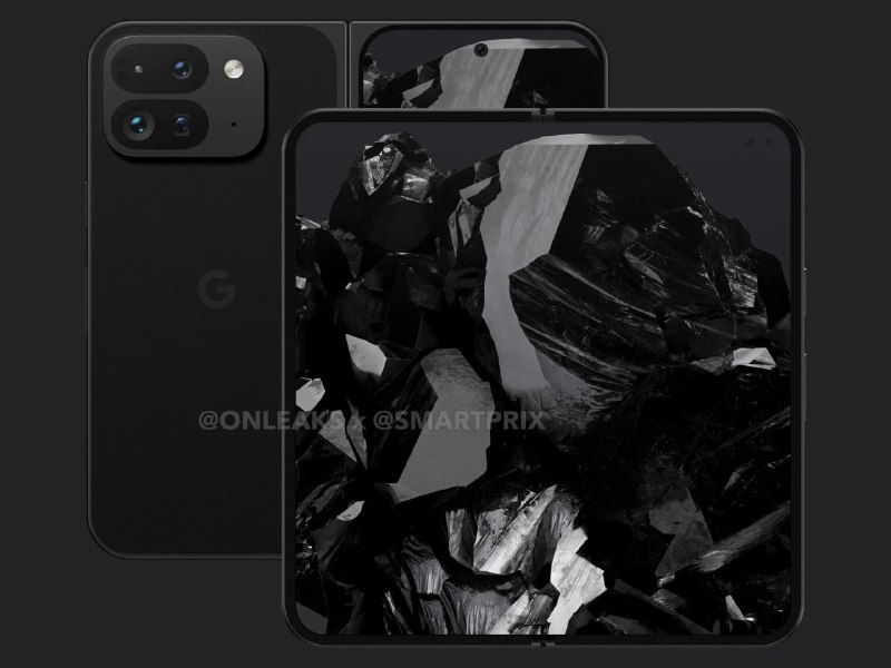 谷歌 Pixel Fold 2 的最新渲染图曝光更大的屏幕和更窄的设计: - 内屏尺寸增至 7.9 英寸，提供更宽广的视野和沉浸式体验